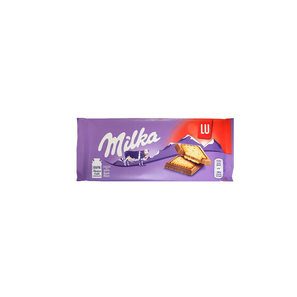 Milka bar Alpine with LU cookies 87g