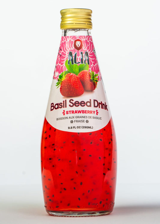 Alia Basil seed Drink Strawberry 12pc