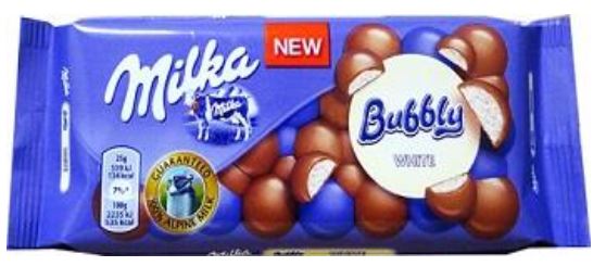 Milka bubbly white 95G