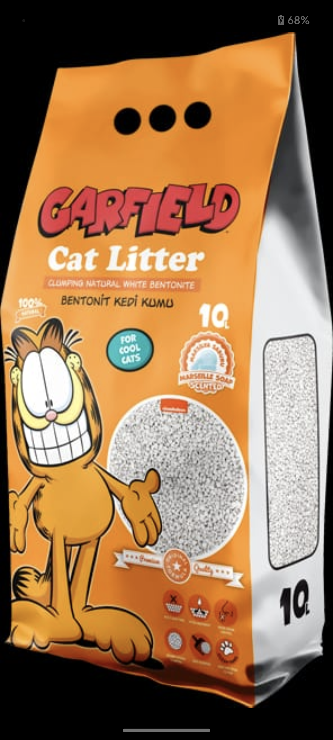 Garfield Cat Litter 10 L Marseille soap