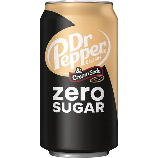 Dr. Pepper Cream zero sugar 355ml*24