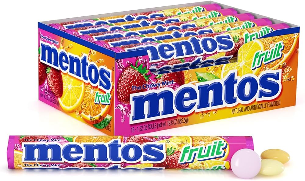 Mentos fruit pack of 12