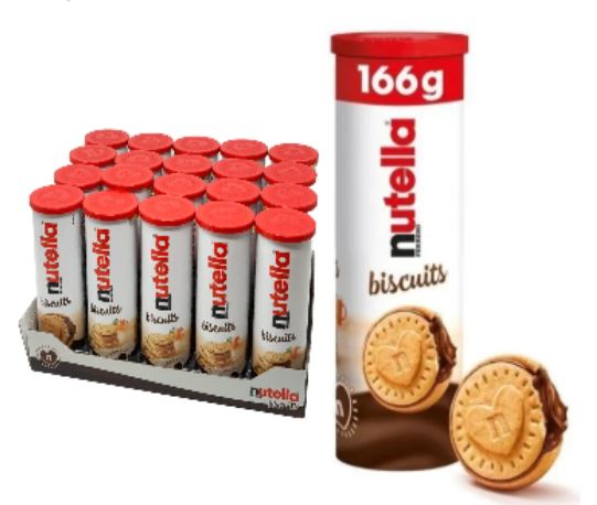 Nutella biscuits tube 166G