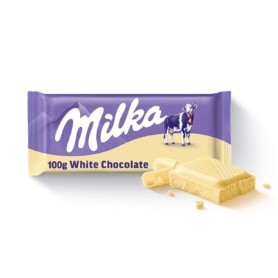 Milka bar white Chocolate 90g