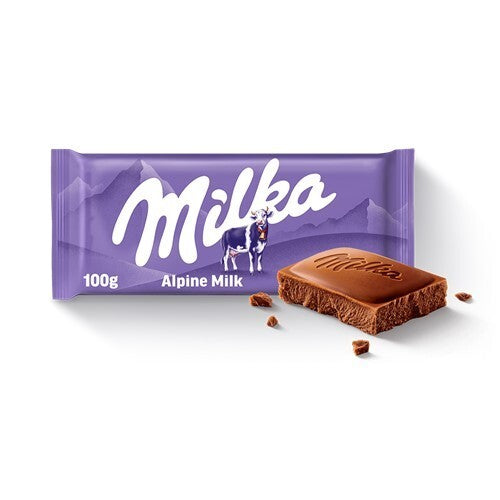 Milka chocolate bar Alpine milk 90g