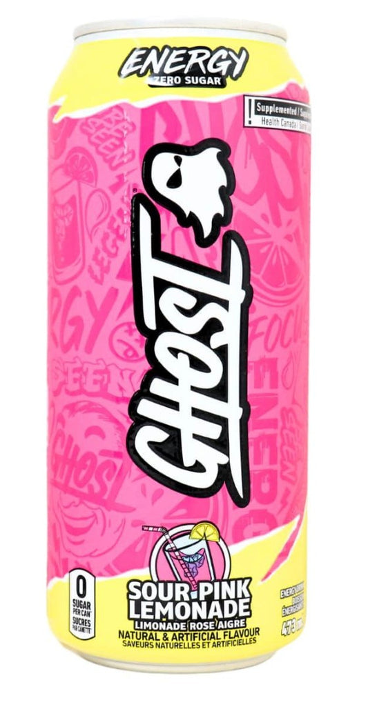 Ghost Sour Pink Lemonade Energy Drink 473ml