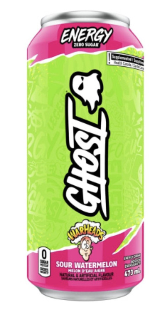 Ghost Sour Watermelon Energy Drink 473ml