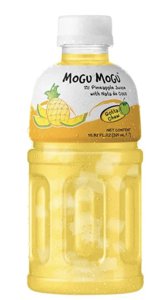 Mogu Mogu Nata de Coco Pineapple Flavor Drink 320ml