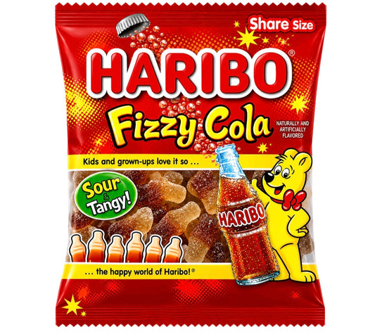 Haribo happy cola sour fizzy 80g imported